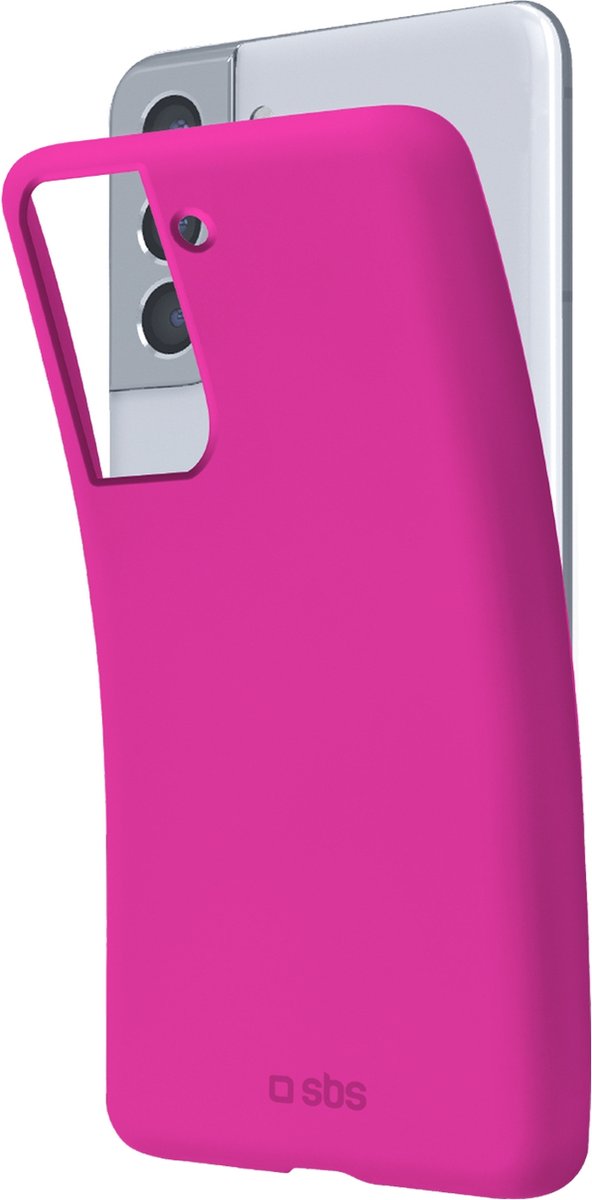 Samsung Galaxy S22 Hoesje - SBS - Vanity Stars Serie - TPU Backcover - Roze - Hoesje Geschikt Voor Samsung Galaxy S22