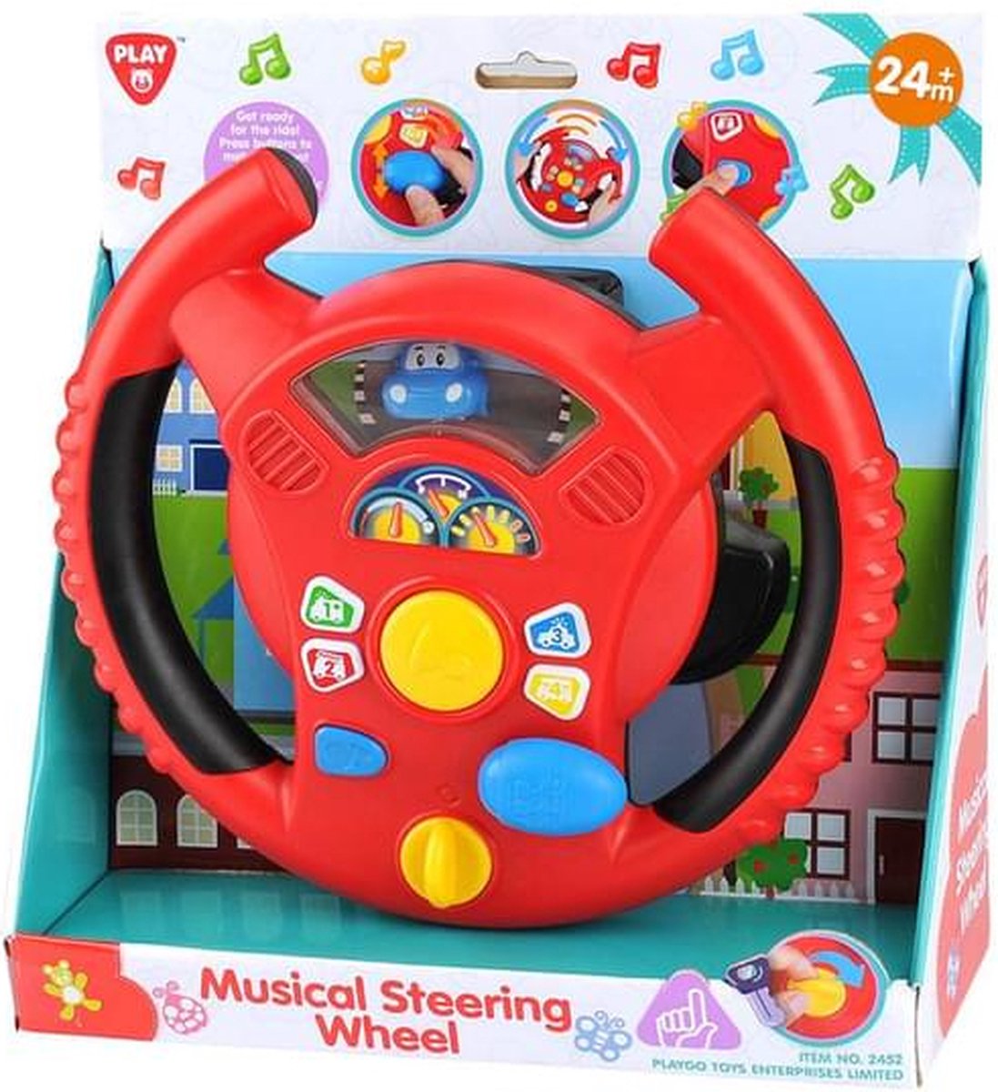 Muzikaal stuur - Musical steering wheel - kids - Speelgoed stuur - Toys -  Play -... | bol