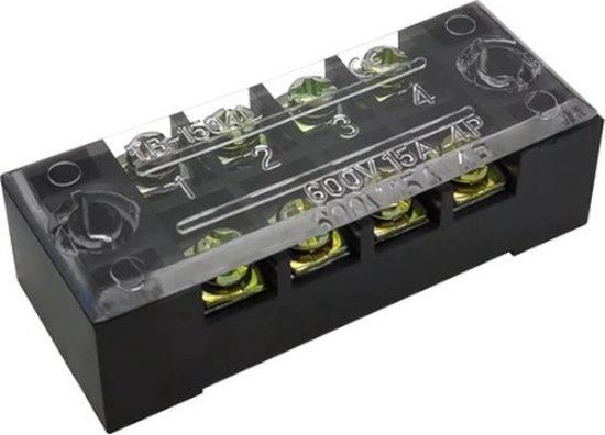 5 Pièces Double Rangée 5 Positions 600V 15A Bornier à Vis
