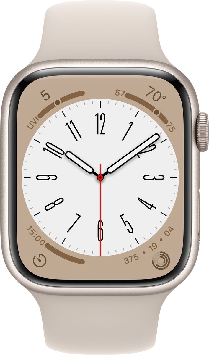 Apple Watch Series 8 - 4G - 45mm - Sterrenlicht Aluminium