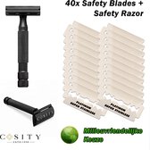 Cosity Blades - Double Edge Safety Razor + 40 Scheermesjes