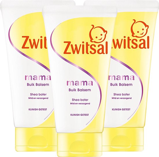 Zwitsal - Mama - Buik Balsem - 3 x 150ml - Voordeelpack