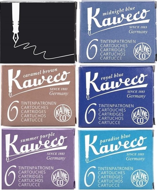 Kaweco Recharges stylo plume 6 boites 1A