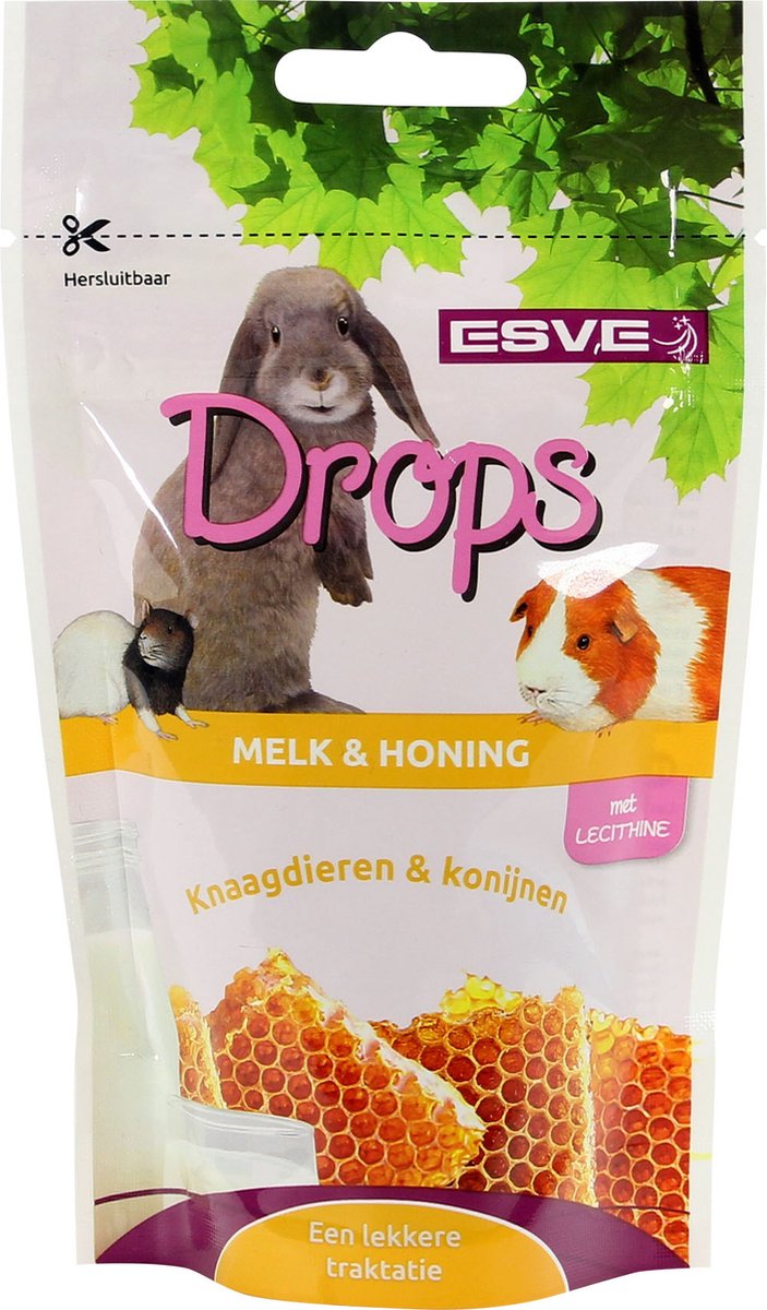 ESVE snacks Knaagdier Drops Melk & Honing - ESVE