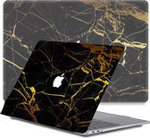 Lunso Geschikt voor MacBook Air 13 inch (2010-2017) cover hoes - case - Marble Nova