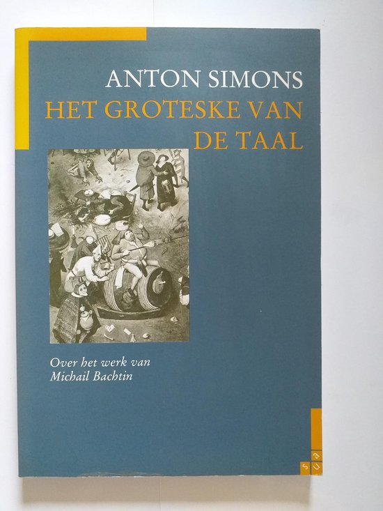 Omslag van Het groteske van de taal door Anton Simons, N.v.t.