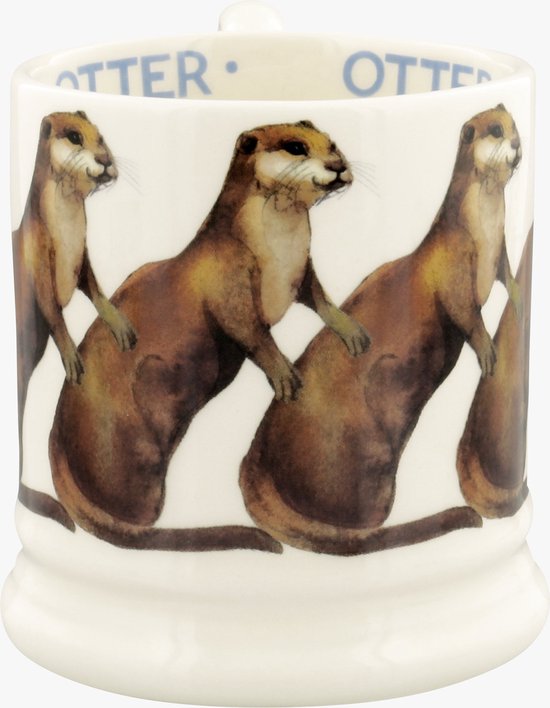 Emma Bridgewater Mug 1/2 Pint In the Woods Otter bol