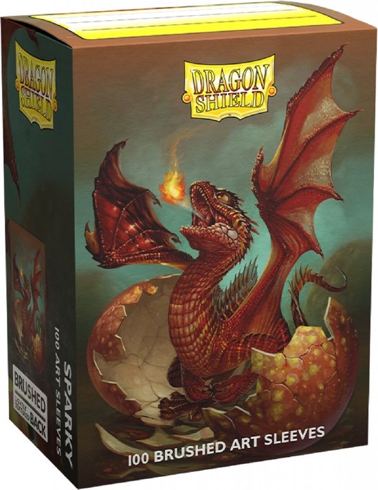 Afbeelding van het spel Dragonshield 100 Box Sleeves Brushed Art: Sparky