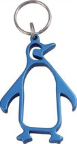 sleutelhanger Pinguin Licht-Blauw - Flesopener van metaal