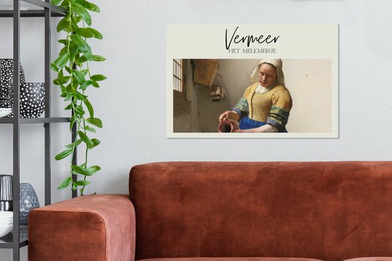 Oude Meesters on Canvas - Melkmeisje - Décoration murale - Laitière - Vermeer - Old Masters