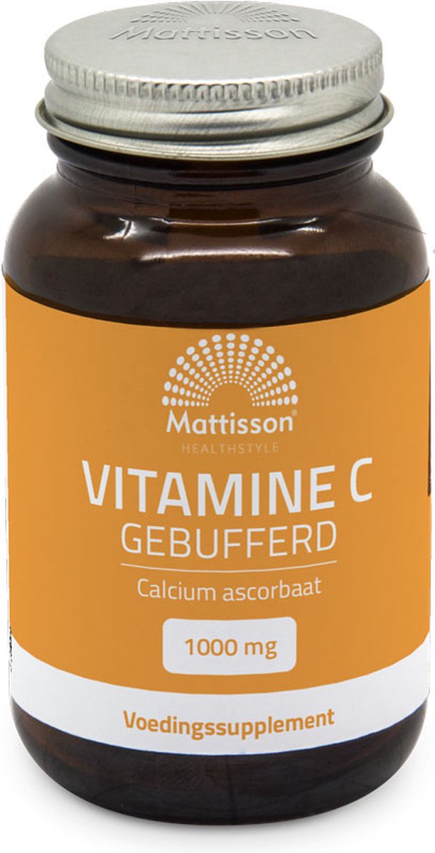 Mattisson - Vitamine C Gebufferd 1000 mg - Calcium Ascorbaat - 90 Tabletten