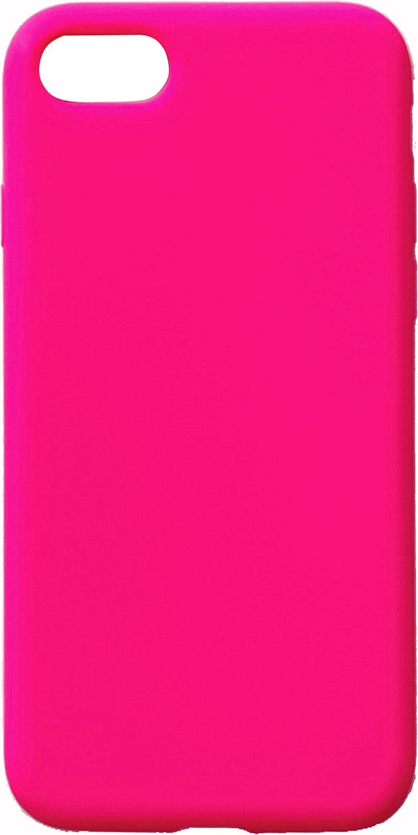 Casemania Hoesje Geschikt voor Apple iPhone XR - Roze - Liquid Siliconen Back Cover