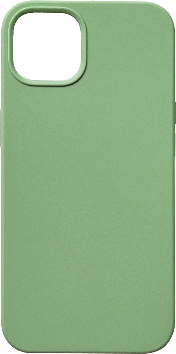Casemania Hoesje Geschikt voor Apple iPhone 11 - Licht Groen - Liquid Siliconen Back Cover
