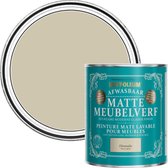 Rust-Oleum Beige Afwasbaar Matte Meubelverf - Zilversalie 750ml
