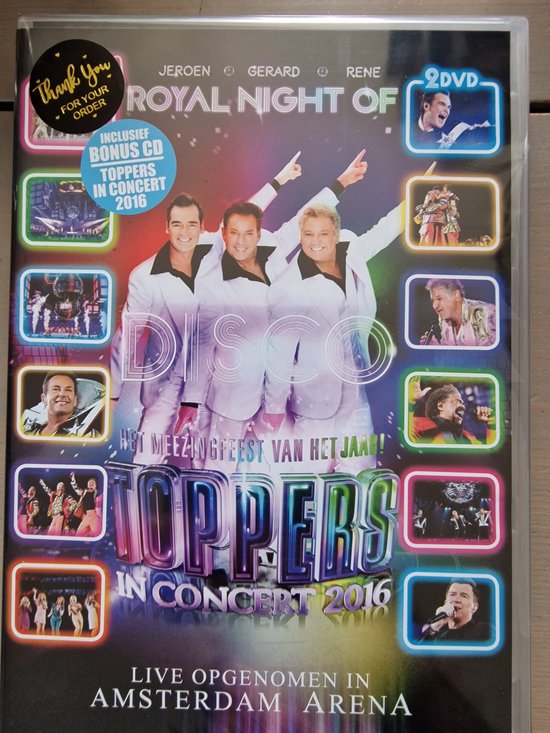 Toppers - Toppers In Concert 2016 - Royal Night Of Disco (CD + DVD), Toppers  | Muziek | bol.com