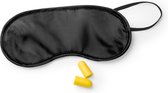 Slaapmasker - Oordoppen slapen - Reisset - Mannen - Vrouwen - Foam oordopjes - Zwart
