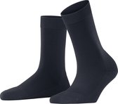 FALKE ClimaWool Reinforced Patternless Respirant Warm Dry Eco-Friendly Elegant Durable Lyocell Virgin Wool Blauw Women Chaussettes - Taille 37-38