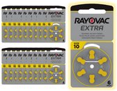 Rayovac Extra Advanced 10 Hoorbatterijen PR70 Geel – 120 Stuks