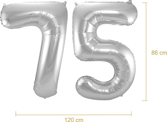 Ballon Géant 20 Ans Argent - déco anniversaire