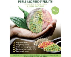 Perle Morbide- Groen Fruit- 1KG- Vogelvoer