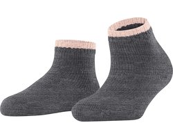 FALKE Cosy Plush knuffelzachte pluche zool wol alpaca huissokken dames grijs - Maat 39-42