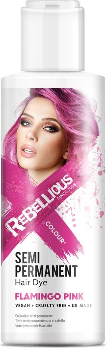 PaintGlow semi permanente haarverf Flamingo Pink - 100ml