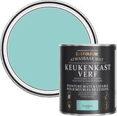 Peinture pour armoires de cuisine mate lavable Blauw Rust-Oleum - Bleu sarcelle 750 ml