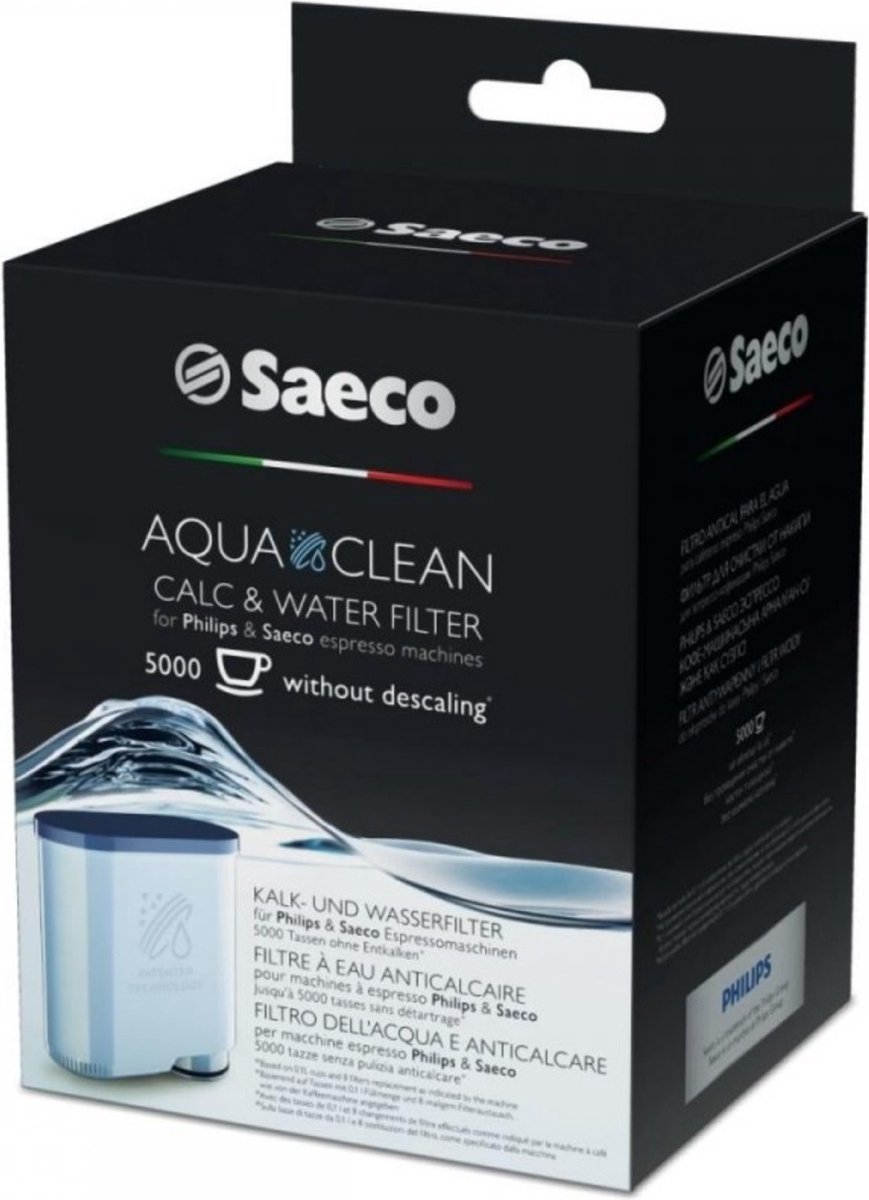 Philips CA6903/10 AquaClean vattenfilter för Saeco Philips automater  (8-pack) : : Hem & kök