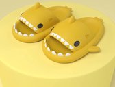 Sharkyslides - Slippers - Haai slippers - Tiktoktrend - geel maat 38/39