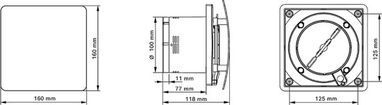 Bosch Badkamerventilator met schakelaar Ventilator 1500 W voor ventilatie  in de... | bol.com