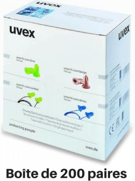 Honeywell Max LS400 oordopjes voor eenmalig gebruik, vervangende dispenser, voor alle maten, oranje, klokvormig, zonder kabel, SNR 37, 1013046 (pak van 200 paar