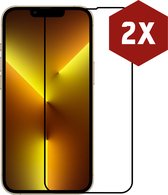 Screenprotector geschikt voor iPhone 13 Pro - Full cover - 2-pack - Kratoshield