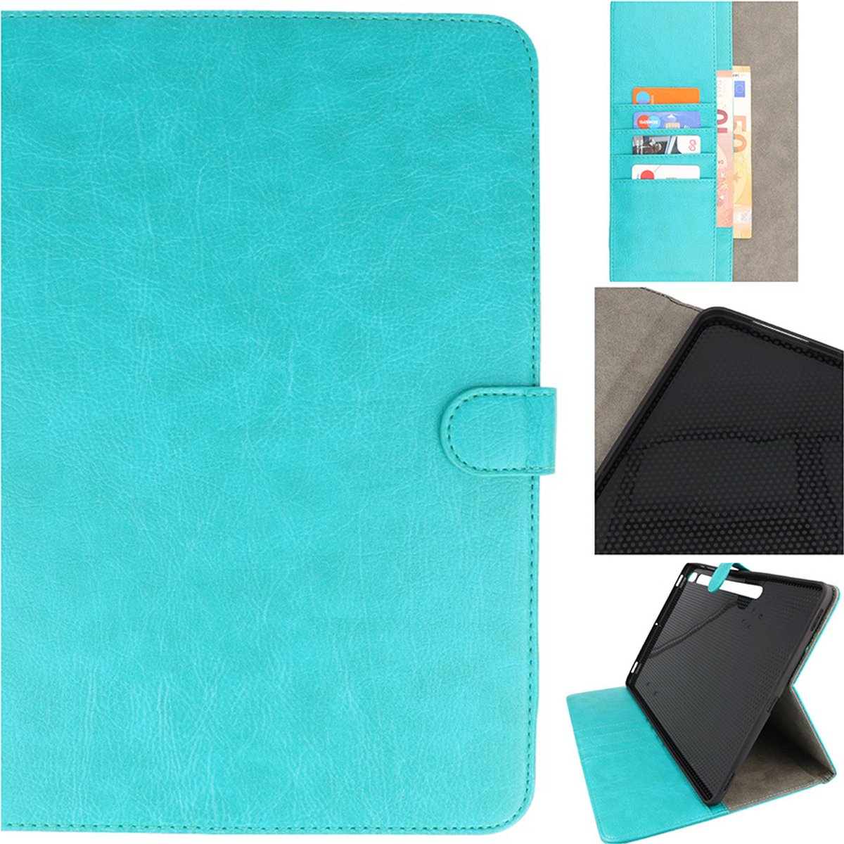 Book Case Tablet Hoesje voor Samsung Galaxy Tab S8 Plus - Tab S7 Plus - Groen
