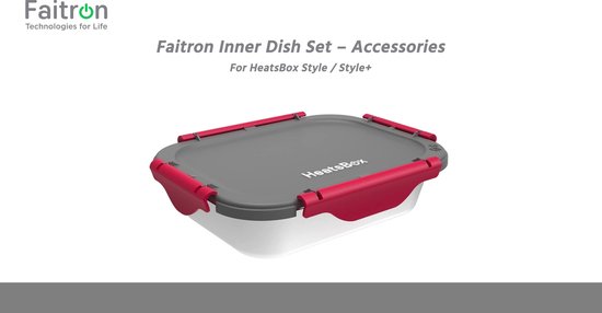 Faitron HeatsBox - Ensemble d'extension pour Heatsbox Style et Style+ - 2  récipients