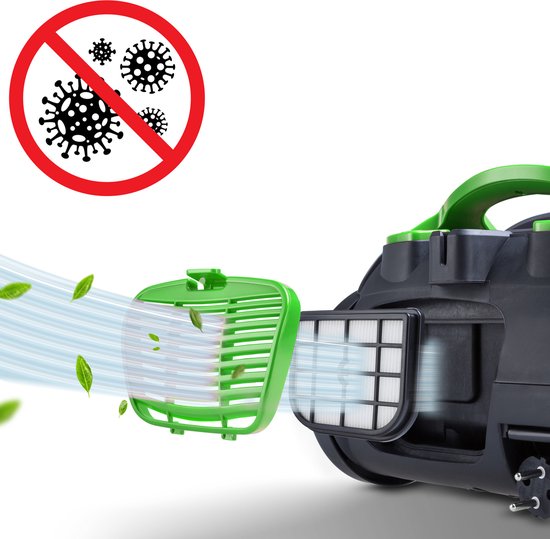 Stofzuiger 900 W ECO Zakloos Multi-cycloon Groen