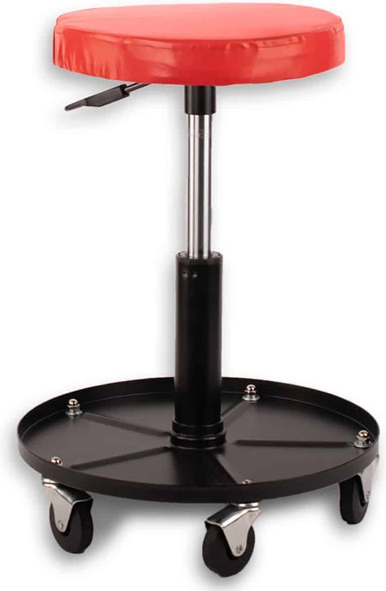Dragon-Tools Verrijdbare Garage/Monteurs Werkplaats Kruk - Diameter 31 cm