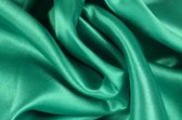 15 meter satijn stof - Turquoise - 100% polyester