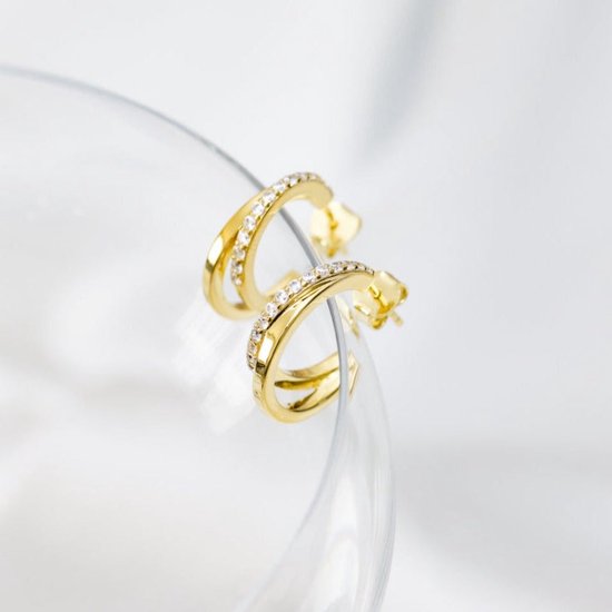 Aviva Gold Huggie Earrings
