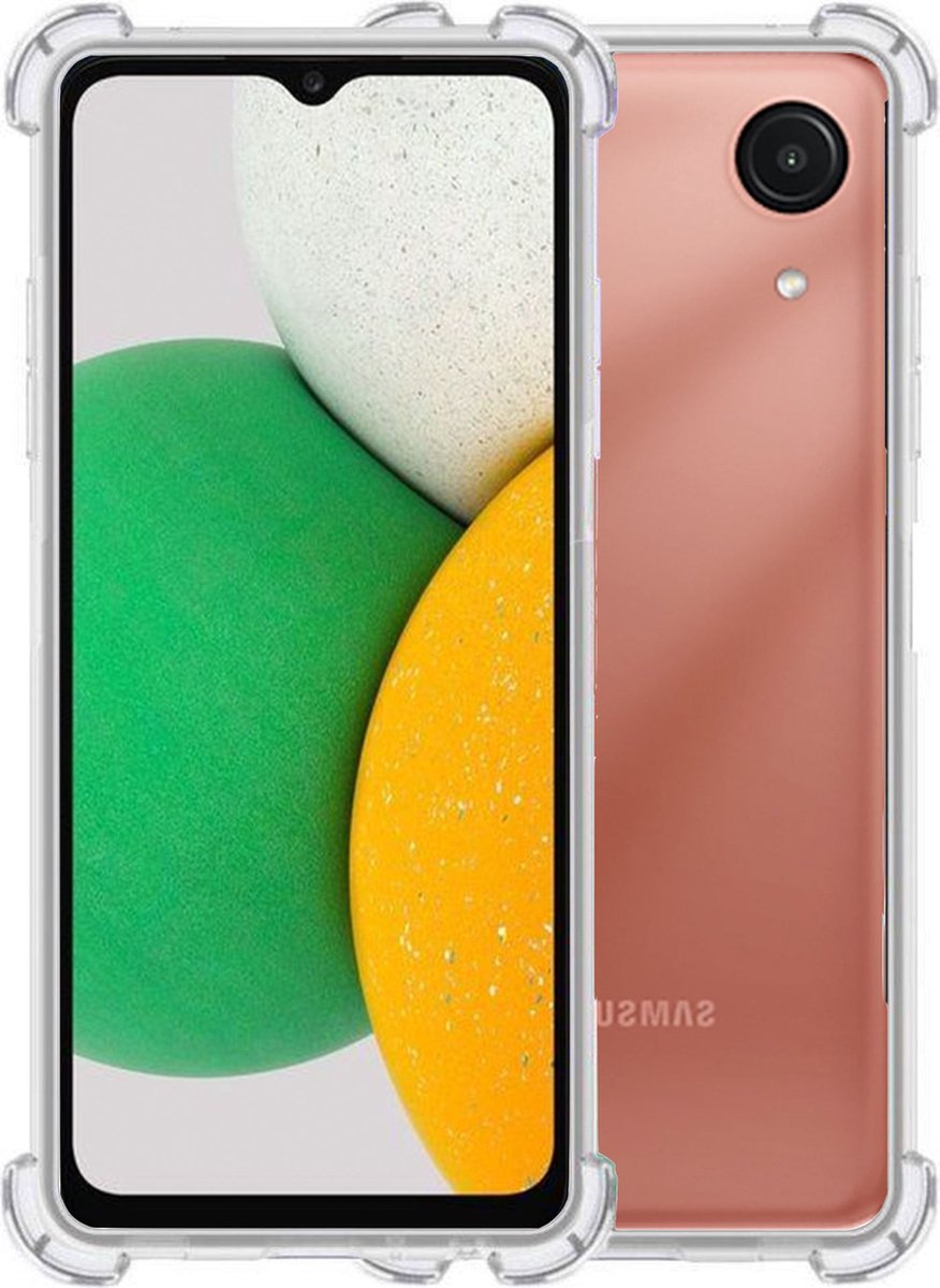 Hoesje geschikt voor Samsung A03 Core – Extreme Shock Case – Cover Transparant