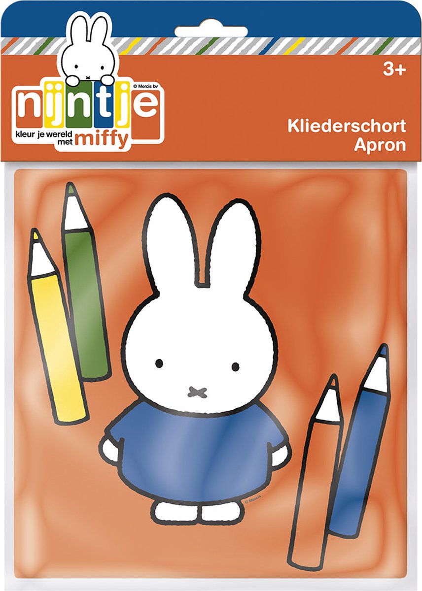 Nijntje kliederschort, knutselschort - creatief speelgoed - 3-5 jaar - Bambolino Toys — afbeelding 2