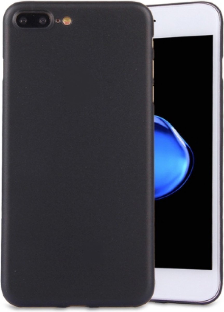 Apple iPhone 7/8 Plus TPU back cover - Zwart hoesje