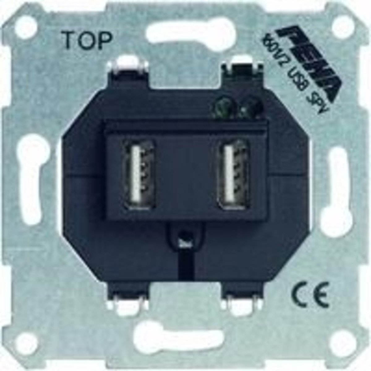 PEHA USB-lader 2-voudig type A - 2x 700mA - 5V