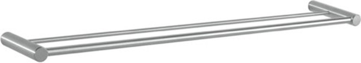 Didheya handdoekhouder 500x100mm dubbel inox
