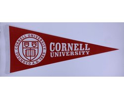 Cornell University - University of Cornell - Cornell Uni - Vaantje - Sportvaantje - Wimpel - Vlag - Pennant - Ivy League amerika - 31 x 72 cm - Cadeau sport - Cadeau - Cornell logo - andy bernard - bernard cornell - the office us - the office cornell