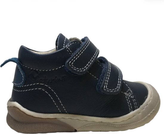 Naturino - Mt - velcro bumper lederen sneakers - blauw