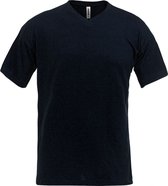 Fristads V-Hals T-Shirt 1913 Bsj - Donker marineblauw - XL
