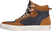 Chaussures Helstons Maya Canvas Armalith Leather Gold Blue - Taille 37 - Botte