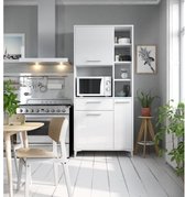 ECO keuken dressoir L 80 cm - glanzend wit