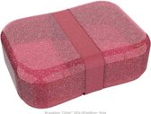Lunch Buddies: Boîte à pain "Glitter" 185x185x68mm - Rose