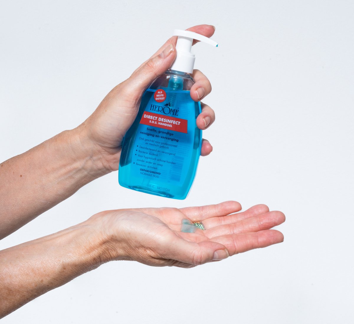 Herome 3-Pack Direct Desinfect Handgel - Desinfecterende Handgel met 80%  Alcohol -... | bol.com